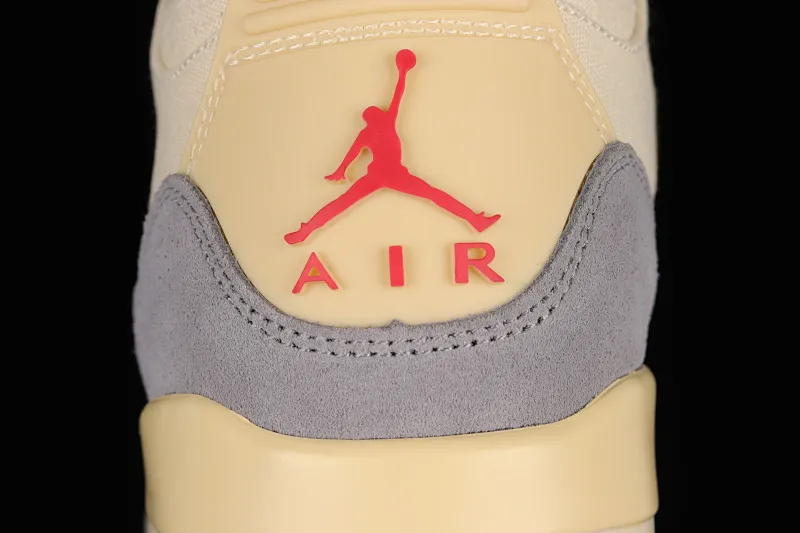 All categories Air Jordan Jordan series basketball shoes Air Jordan 3 cost-effective version Air Jordan 3 "Muslin" AJ3 Joe 3 cement gray canvas basketball shoes DH7139-100